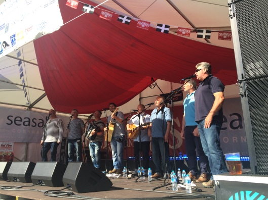 The Fisherman's Friends at the Falmouth Sea Shanty Festival, June 2015